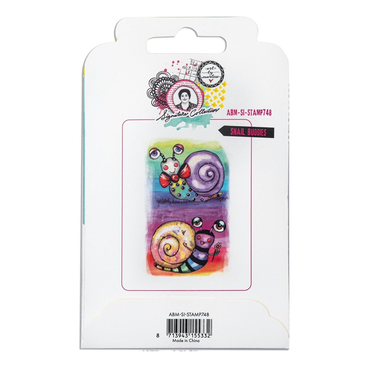 Studio light • art by marlene cling stamp snail buddies