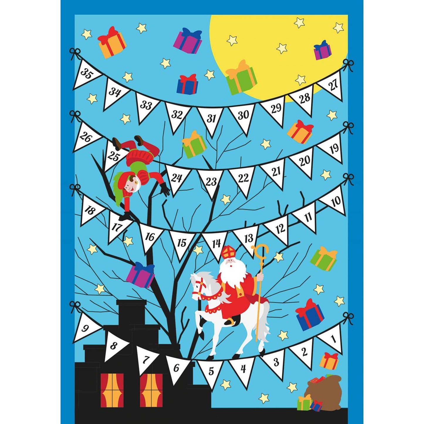 Sinterklaas aftelkalender welkom si