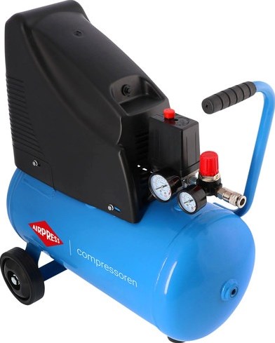 Airpress olievrije compressor hlo 215-25 8 bar 1.5 pk 1.1 kw 120 l min 24 l