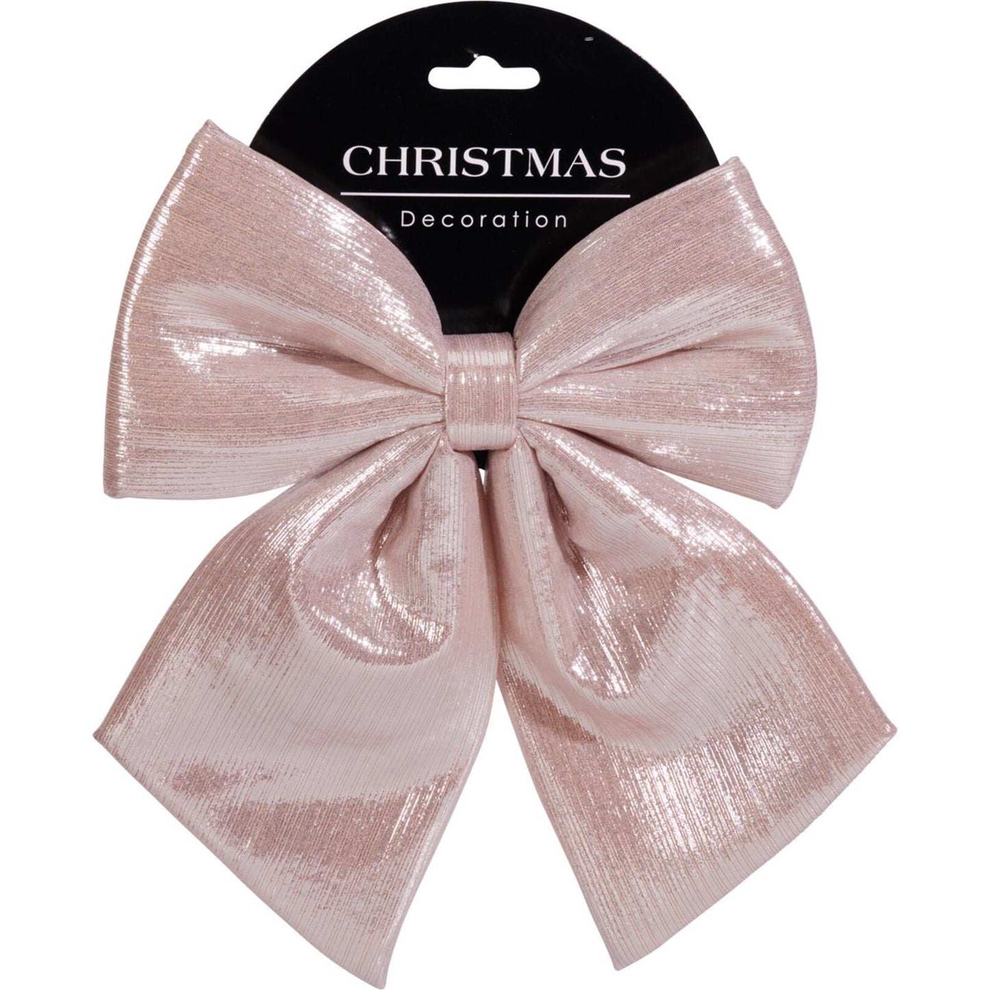 Home styling strik roze 23cm kersthanger strik roze 23cm