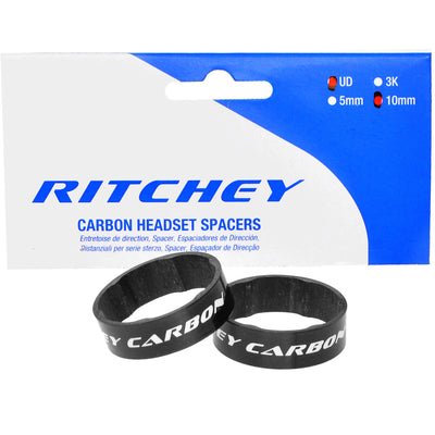 Ritchey - wcs spacer set ud carbon 10mm 1-1 8'' 2 stuks