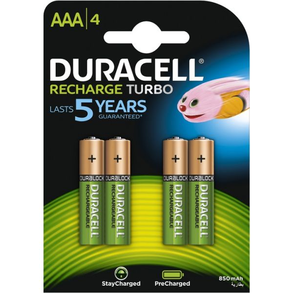 Duracell oplaadbare batterijen plus power aaa