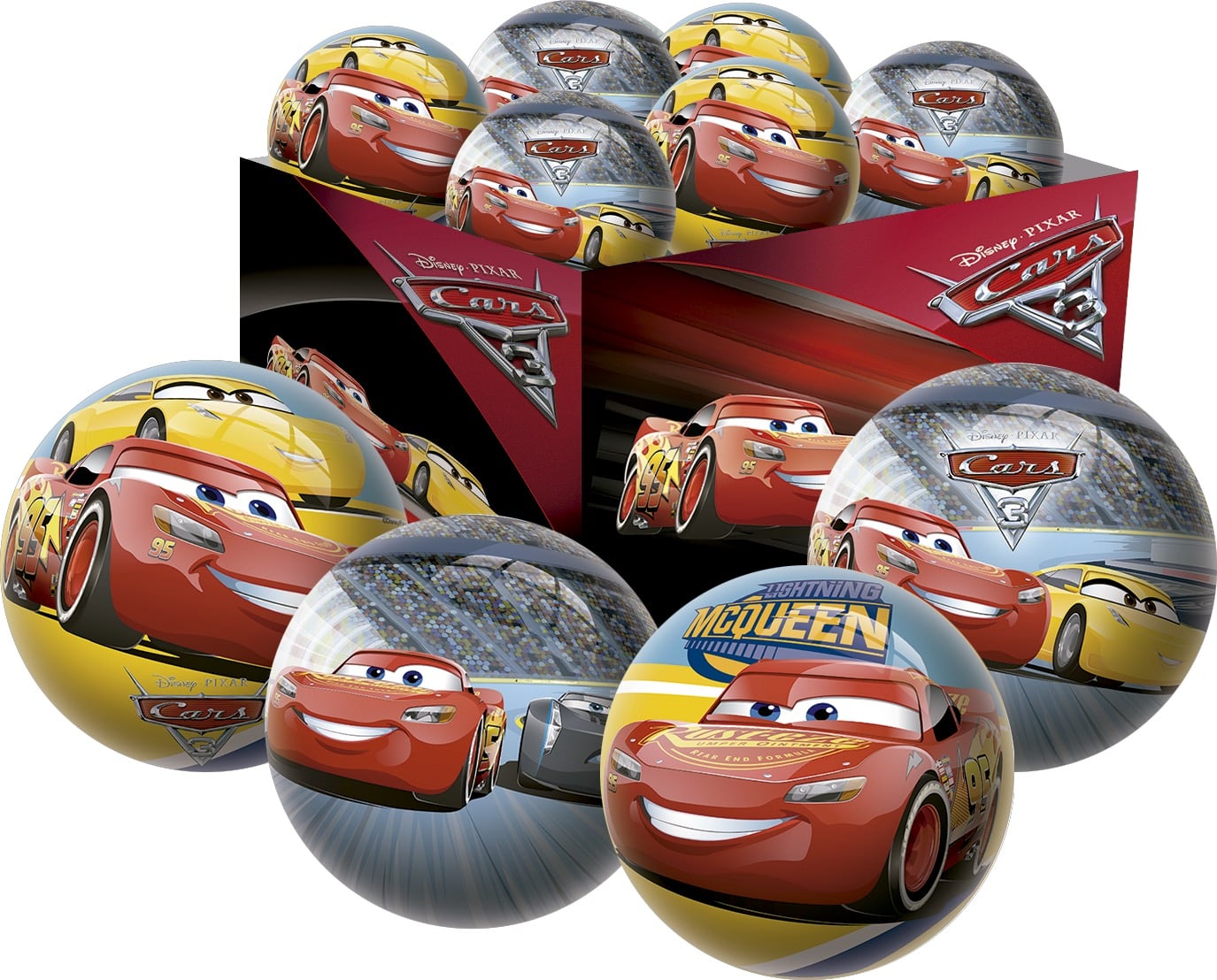 Van der meulen cars balletje 6 cm doorsnee
