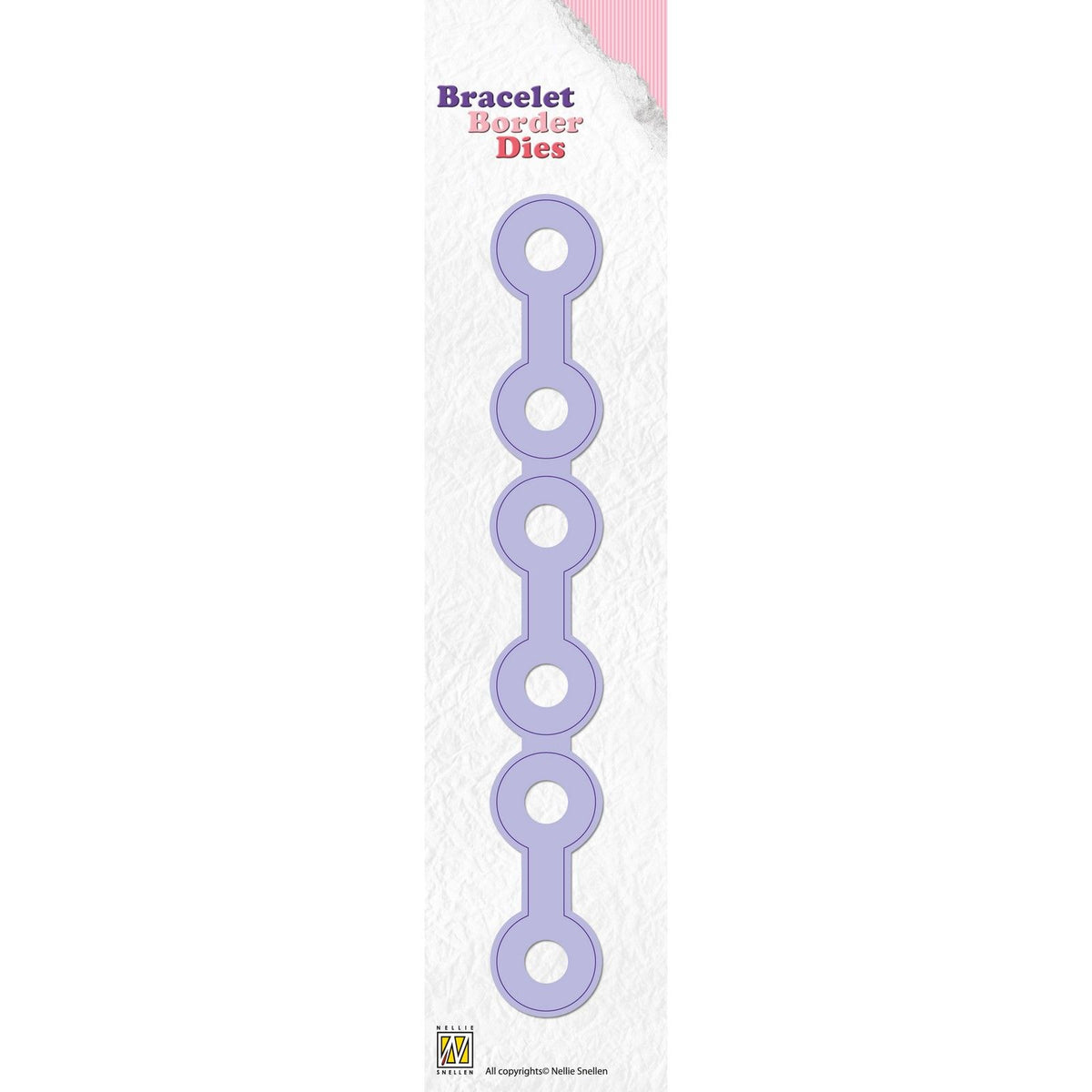 Nellie's choice • bracelet border die rand cirkels jumbo