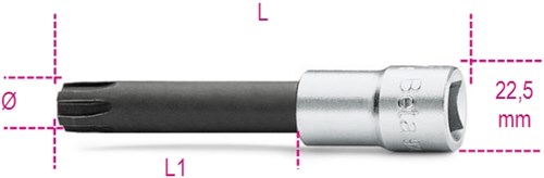 Beta dopsleutel met speciaal profiel 920es 10 - 009200590