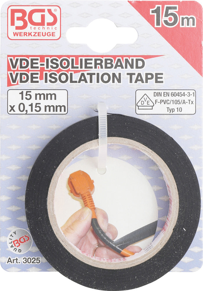 Bgs technic coroplast insulating tape (15m)