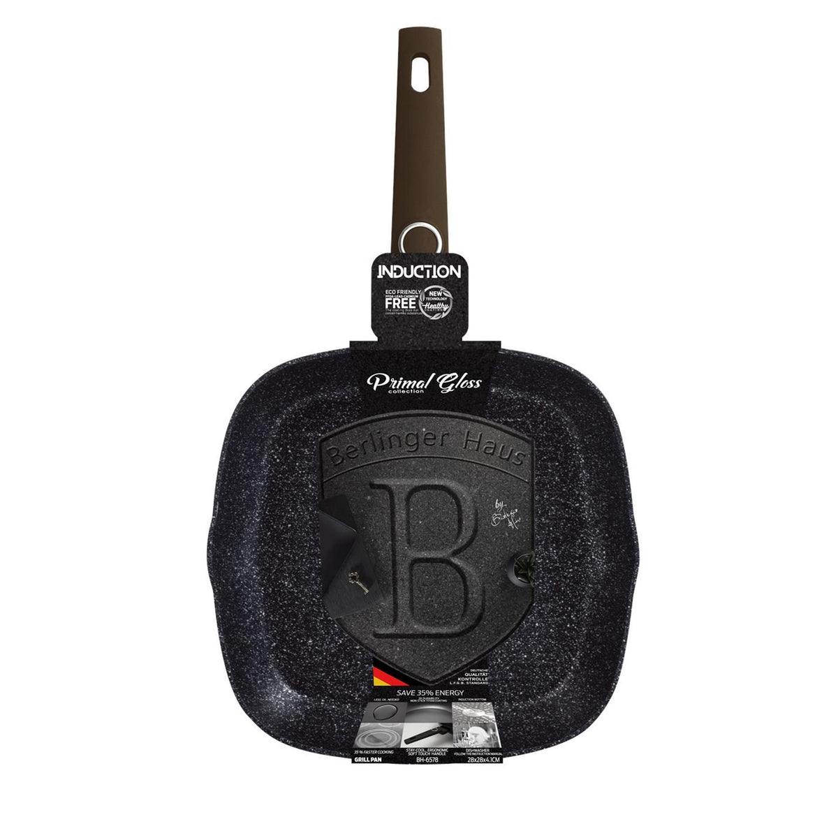Berlingerhaus primal gloss grillpan 28cm