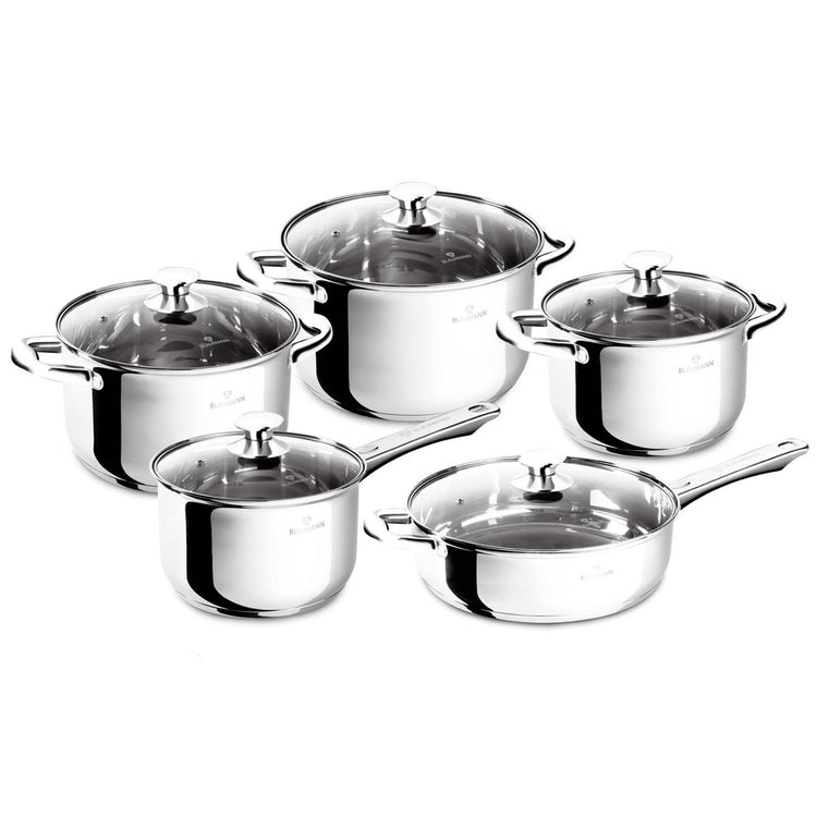 Blaumann pannenset 10-delig gourmet line