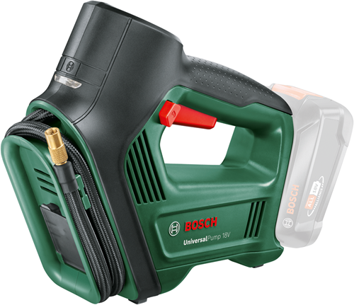 Bosch groen bosch universalpump 18v compressor - zonder 18 v accu en lader