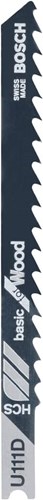 Bosch accessoires decoupeerzaagblad u 111 d basic for wood 3st - 2608637559