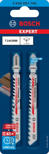Bosch accessoires bosch expert hardhout fast t144dhm decoupeerzaagblad, 2 stuks - 2...
