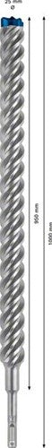 Bosch accessoires bosch expert sds plus-7x hamerboor 25 x 950 x 1000 mm