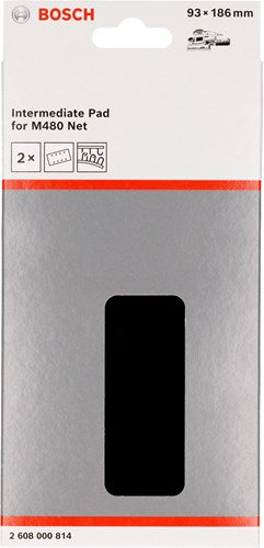 Bosch accessoires tussenpad, 93x186mm, 2x - 2608000814