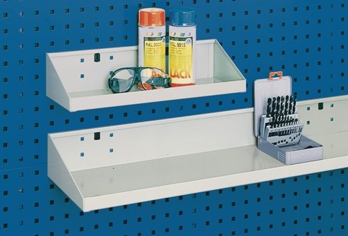 Bott aflegbodem | b450xd250xh105 30mm | lichtgrijs | passend voor geperforeerde platen | 1 stuk - 14014031.16 14014031.16