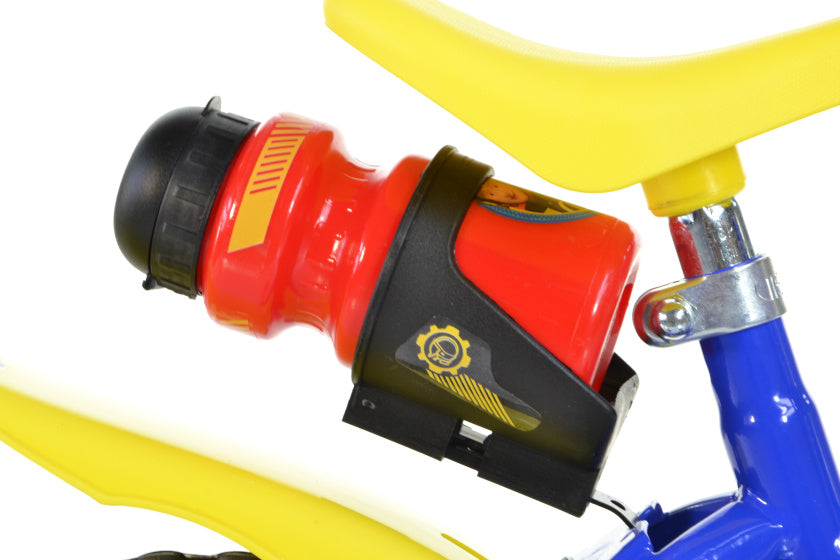 Dino brandweerman sam 12 inch 21 cm jongens doortrapper blauw