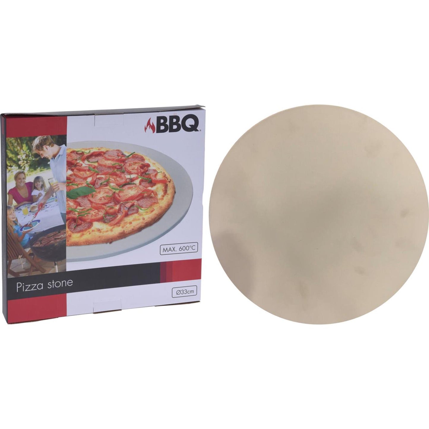 Excellent houseware bbq pizzasteen ø33cm max. 600 graden