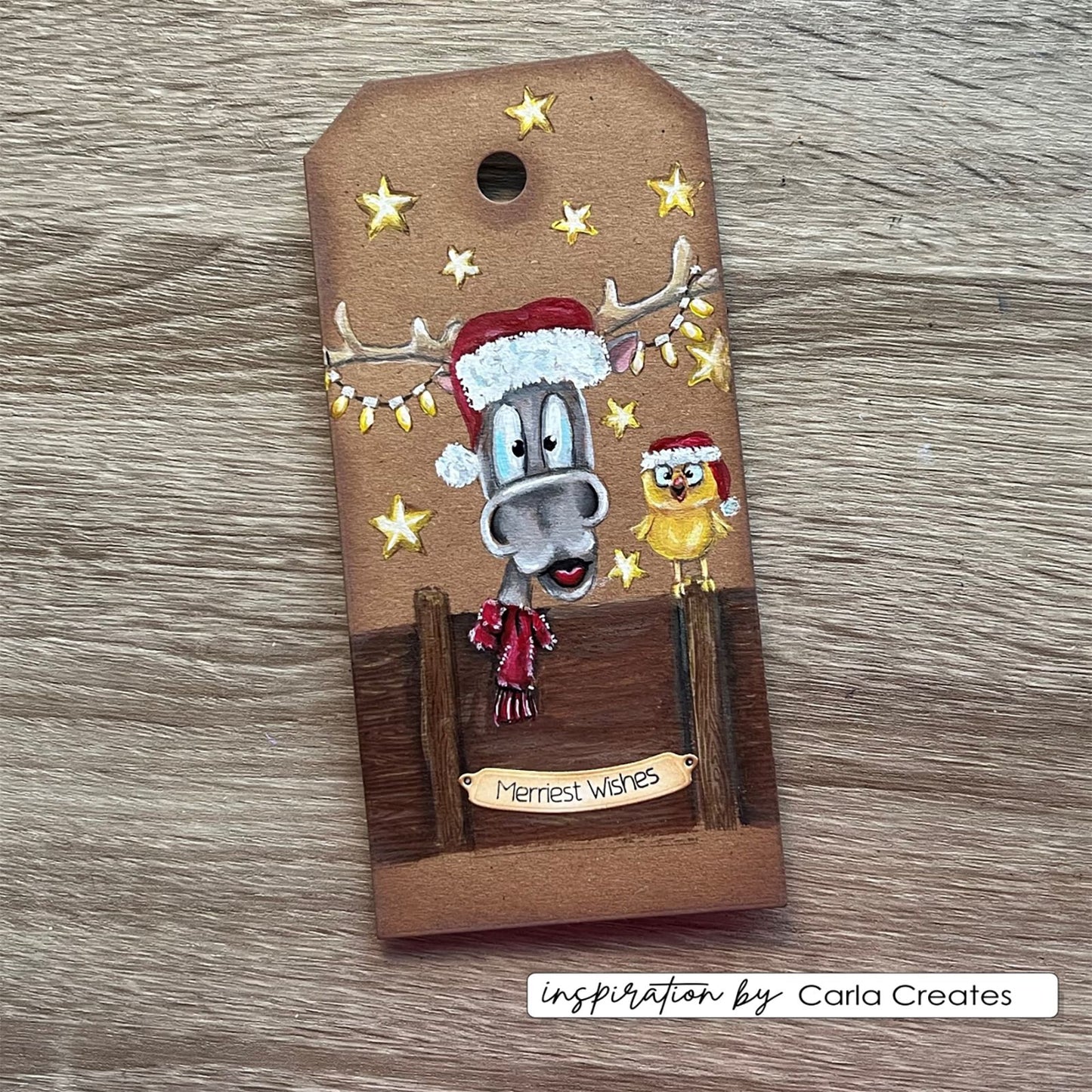 Vaessen creative • clear stamps rendier 1 14st.
