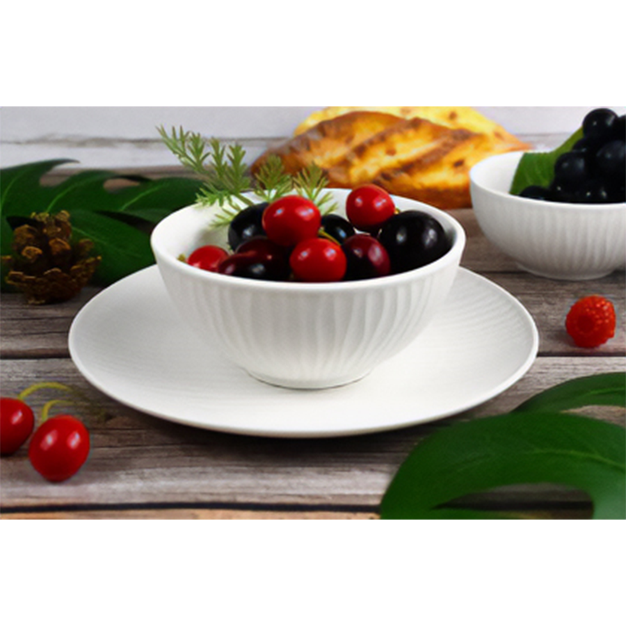 Cark kom ripple white ø13cm