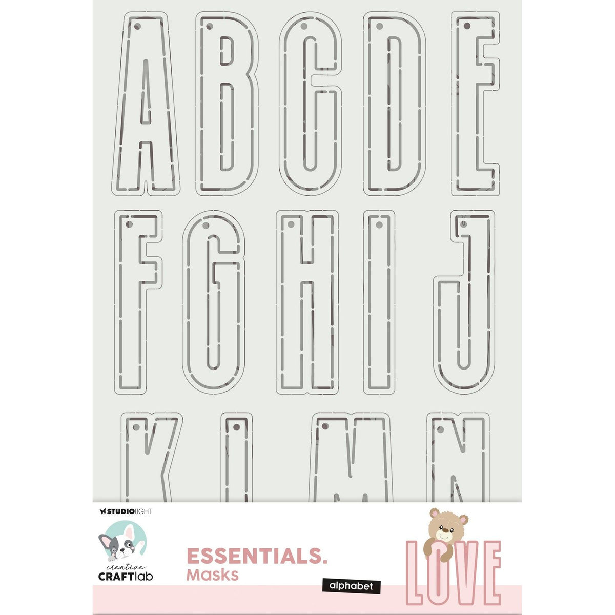 Creative craftlab • essentials masks alphabet