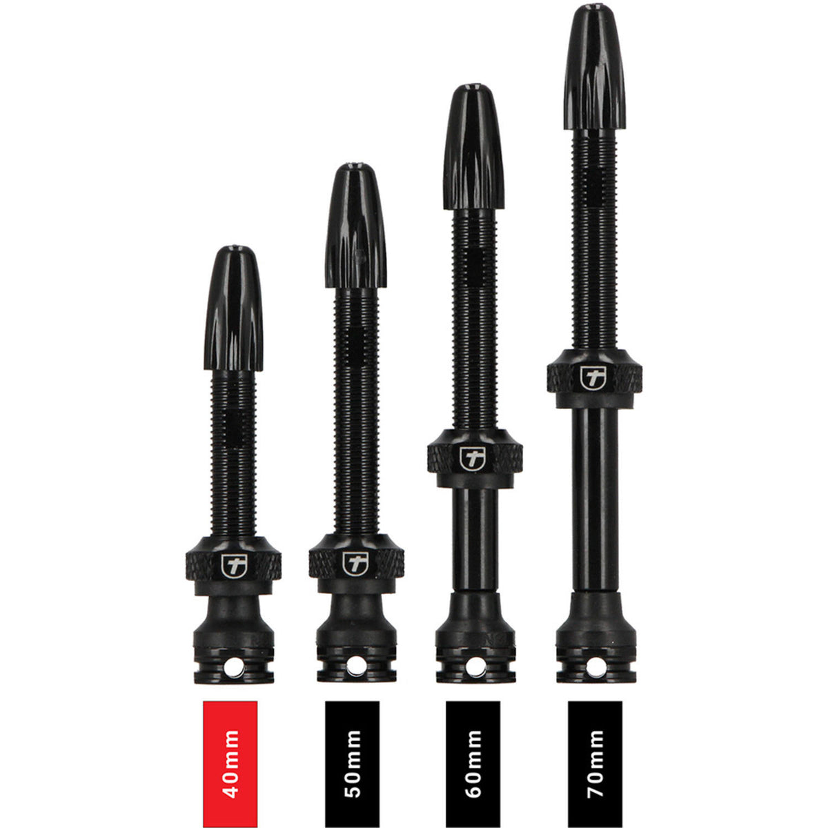 Trivio - tubeless ventiel zwart fvt