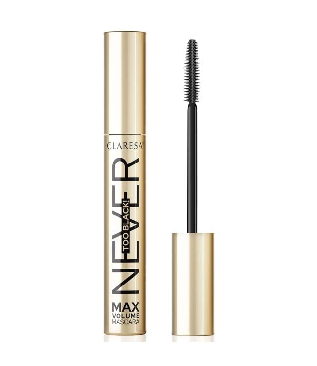 Claresa never too black! volume mascara intens zwart 10gr.