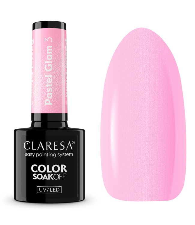 Claresa uv led gellak 5ml pastel glam 3