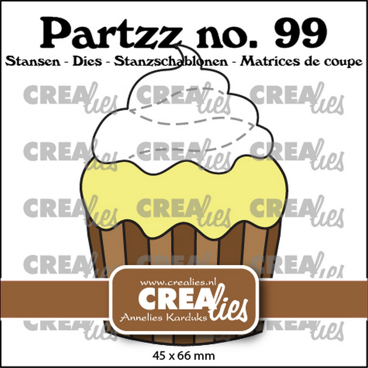 Crealies • partzz cupcake groot