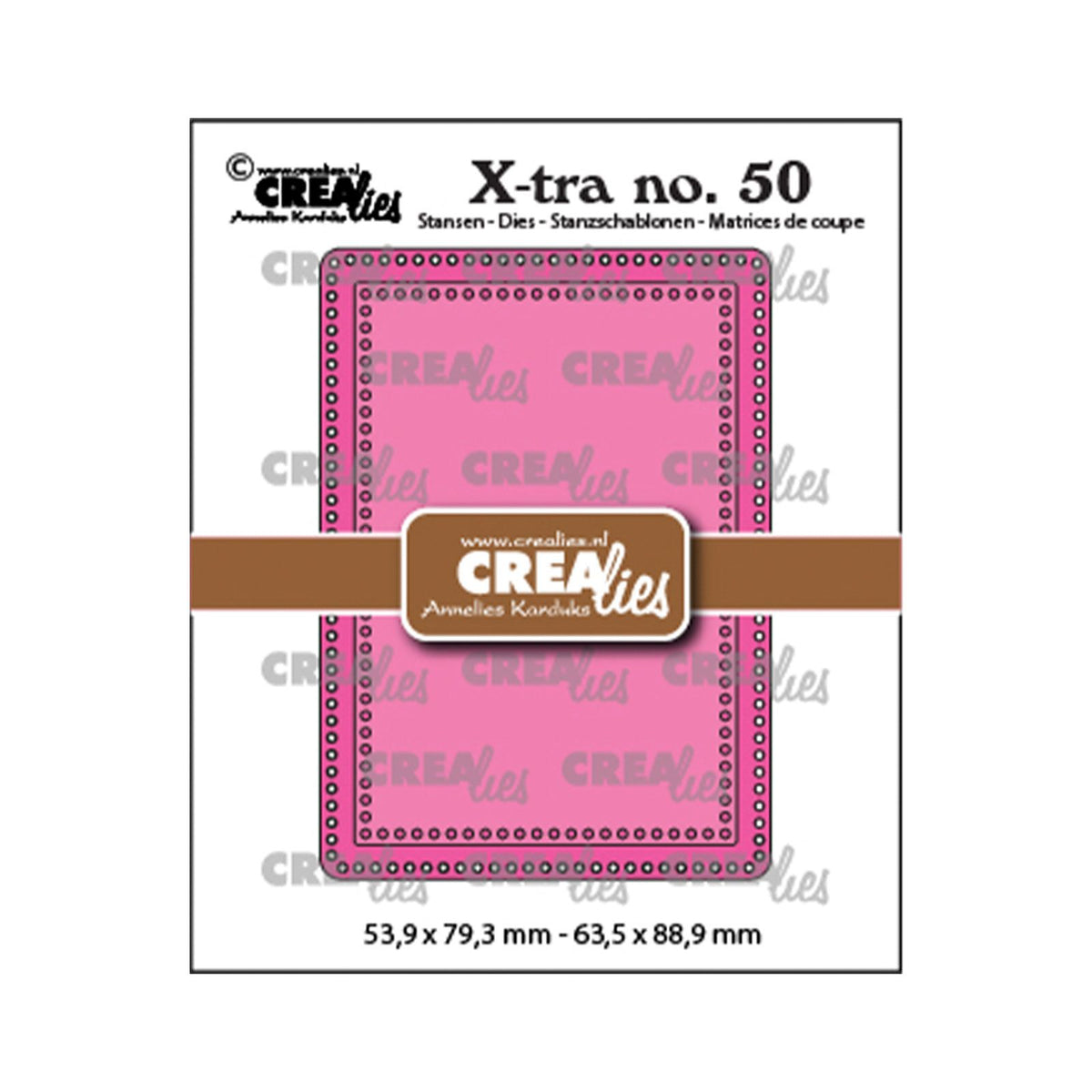 Crealies • x-tra snijmal atc met kleine gaatjes