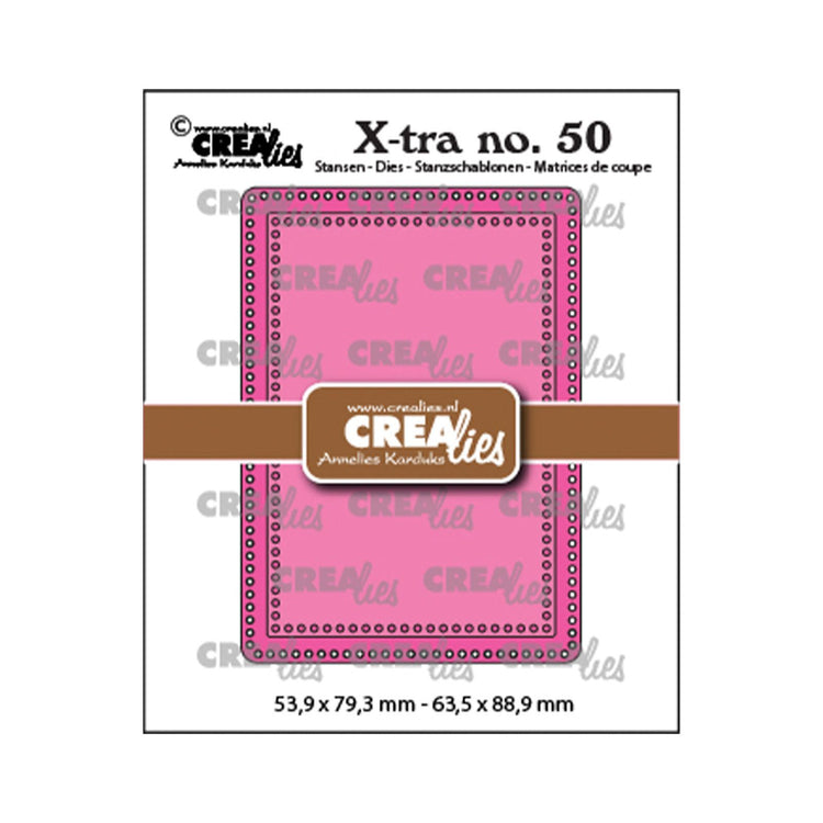 Crealies • x-tra snijmal atc met kleine gaatjes