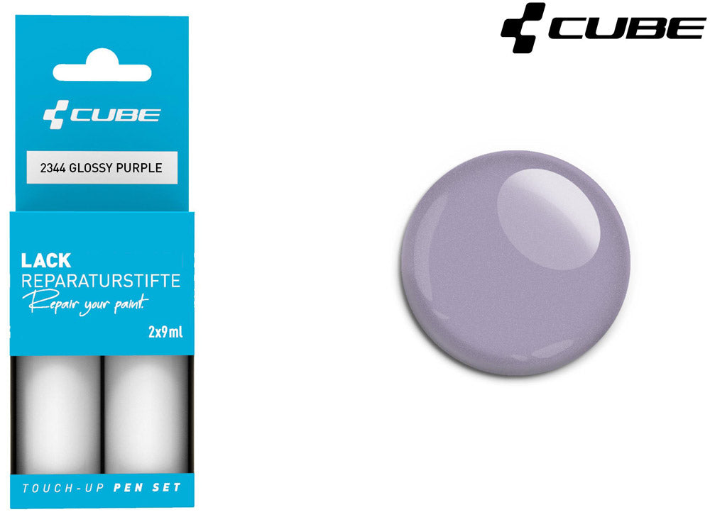 Cube touch-up pen set purple glossy