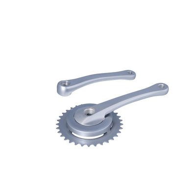 Batavus crank set icb 33t zilver mat disc