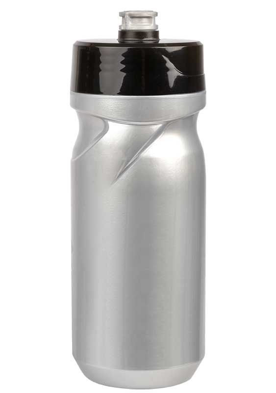 Polisport Bidon met schroefdop S600 600 ml zilver zwart