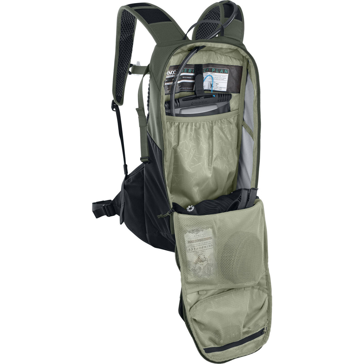 Evoc - ride 12 dark olive black onze size 12l