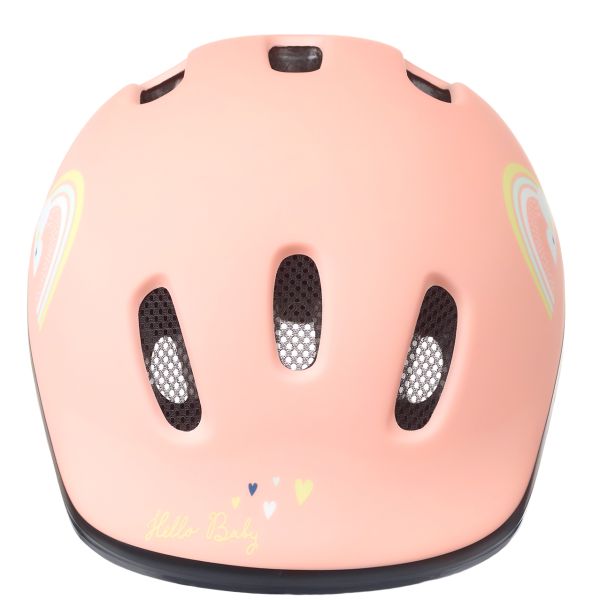 Polisport baby helm happy rainbow xxs 44-48 cm roze