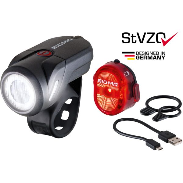 verlichtingsset Aura 35 Lux + Nugget II led oplaadbaar