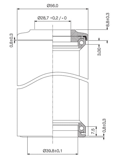 Deda DCR balhoofdstel1.5 -1.5 (1 8-1 5 tapered) geintegreerd