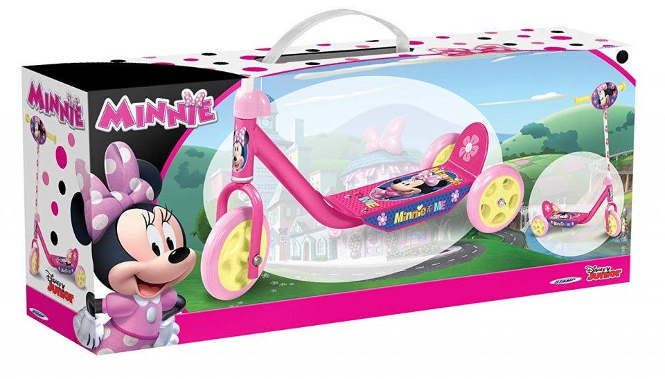 Minnie Mouse 3-wiel kinderstep voetrem meisjes roze geel