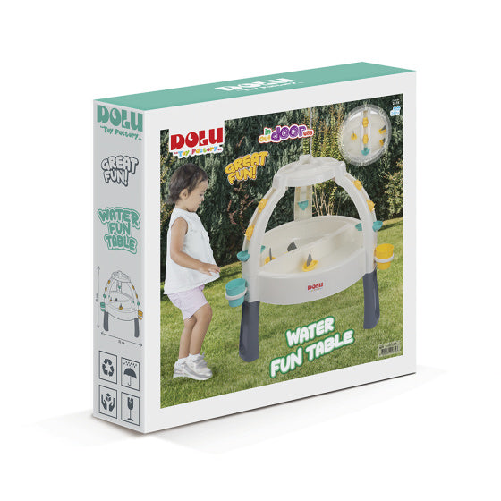Dolu Fun Fountain Zanden Watertafel met Accessoires Wit Grijs