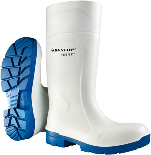 Dunlop ca61131 purofort foodpro multigrip s4 wit blauw - maat 46 - 15.036.68.46