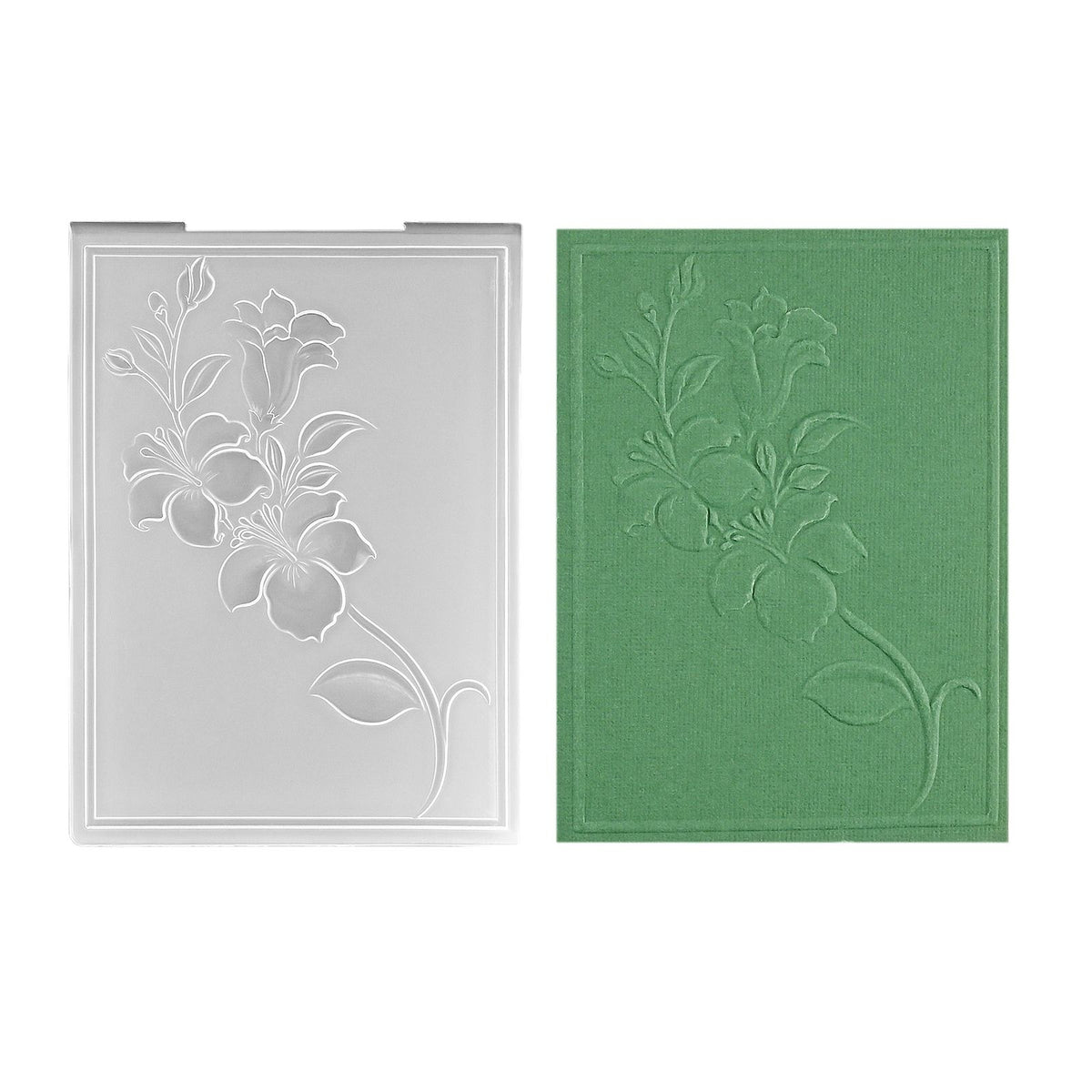 Nellie's choice • 3d embossing folder bloementak 10,5x14,8cm