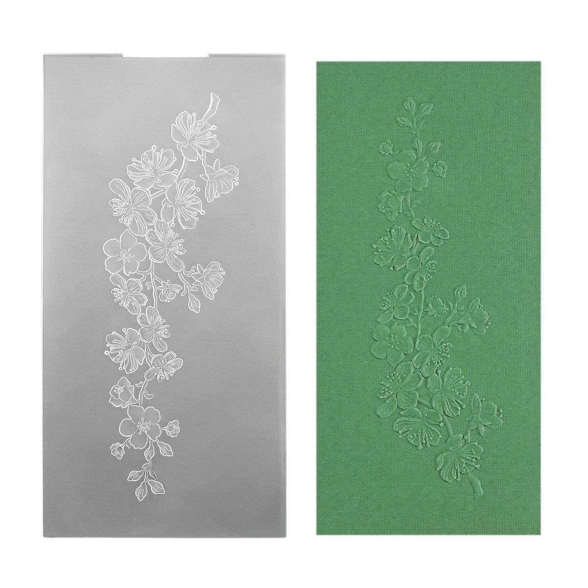 Nellie's choice • 3d embossing folder bloementak 10,5x20,5cm