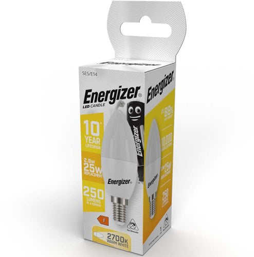 Enzo energizer led kaars e14 2,9-25w 2700k mat - 2601000