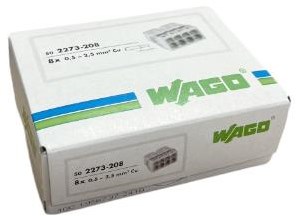 Enzo wago lasklem 8x0,5-2,5mm transgrijs ds50 - 4047228