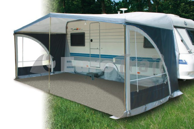 Eurotrail Camptex Tenttapijt 300 x 400 cm PVC nylon Antraciet