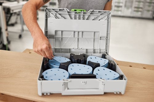 Festool accessoires festool sys-stf d125 gr-set schuurmateriaal-systainer³ - 578193