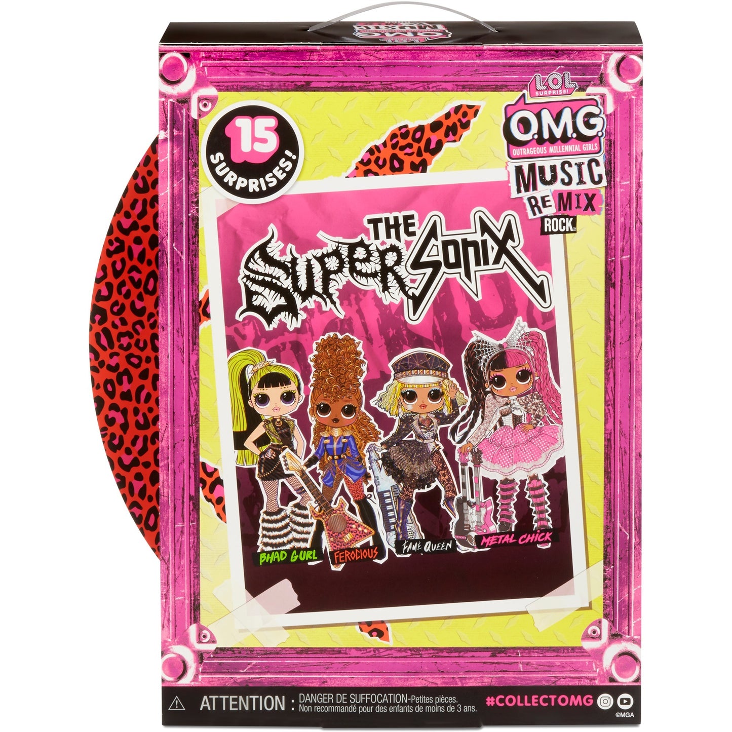Mga entertainment l.o.l. surprise! omg remix rock - ferocious and bass guitar pop