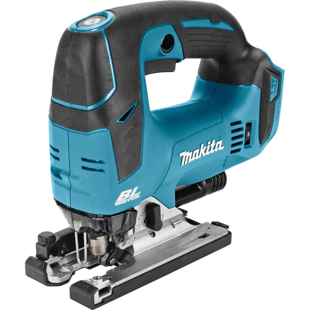 Makita 18 v decoupeerzaag d-greep djv182zj (blauw zwart, zonder accu en oplader, in mbox)