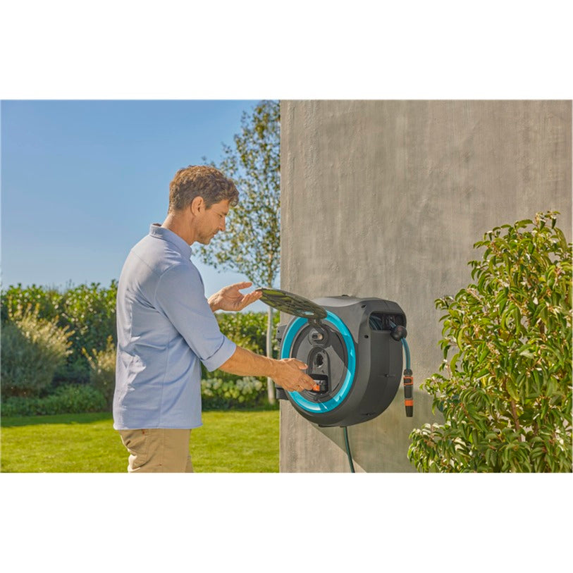Gardena wandslangenbox powerroll xl set - 35 m