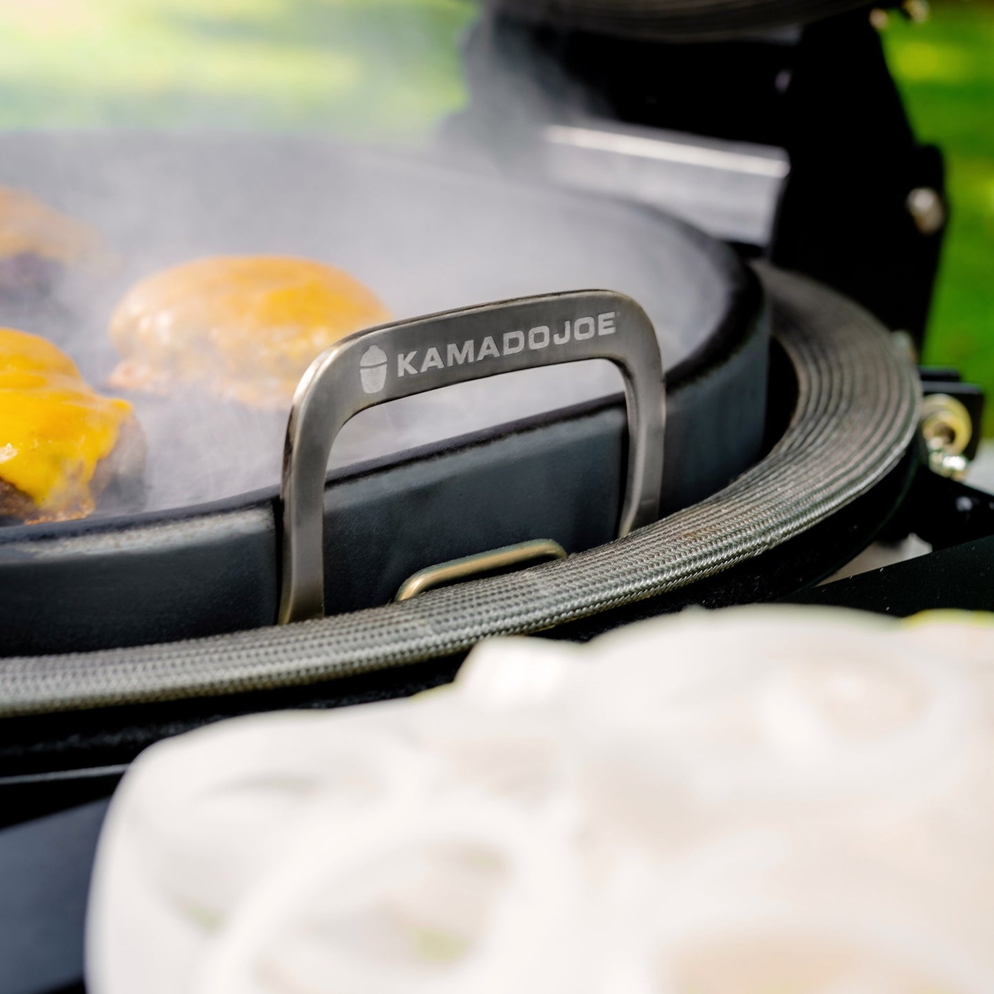 Kamado joe karbon steel griddle grillplaat