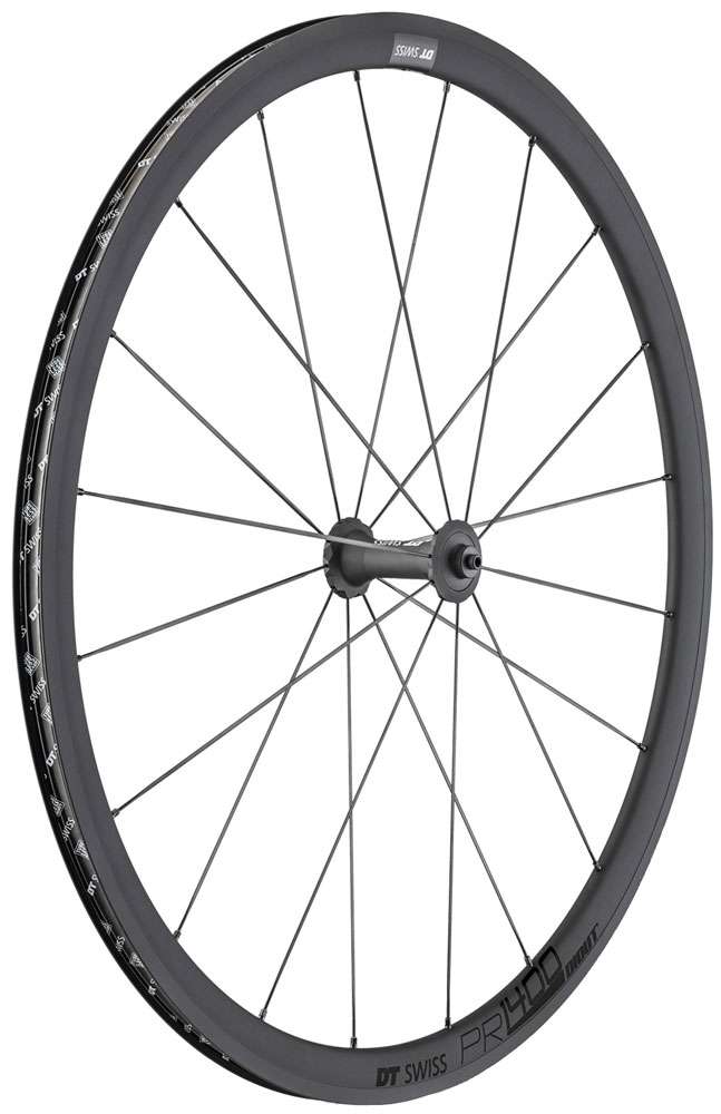 Dt swiss pr 1400 dicut oxic clincher 32mm frontwheel